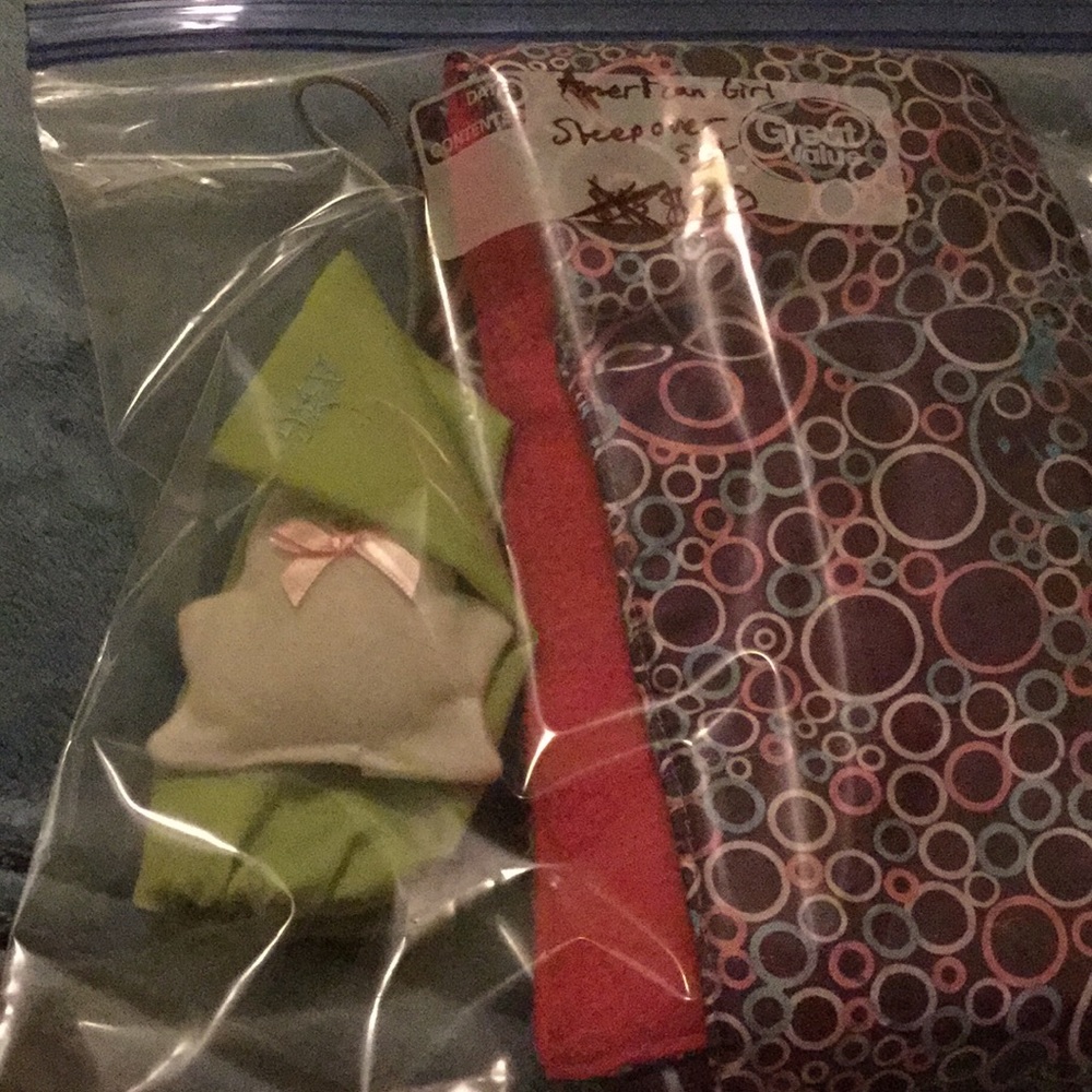 American Girl Sleepover Set